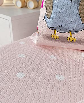 Комплект штор «Миарис» розового цвета