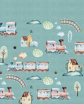 Комплект штор «Лориас (мятный)» | фото 3