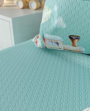 Комплект штор «Лориас» мятного цвета