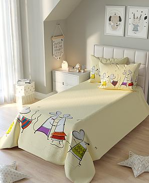 Комплект штор «Майлос» бежевого цвета