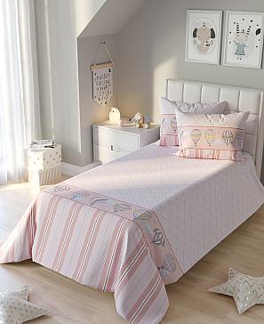 Комплект штор «Ронтик» розового цвета