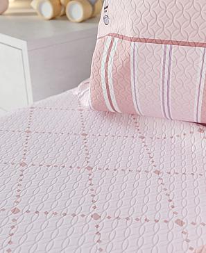 Комплект штор «Ронтик» розового цвета