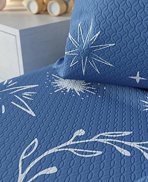 Комплект штор «Сорион» синего цвета