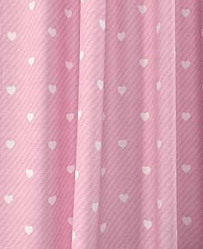Комплект штор «Хартис» розового цвета