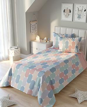 Комплект штор «Робион» розового цвета