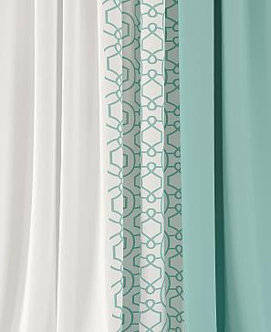 Комплект штор «Гимсина (бирюзовый)» | фото 2