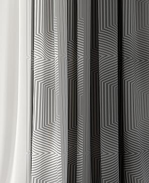 Комплект штор «Глориан» серого цвета