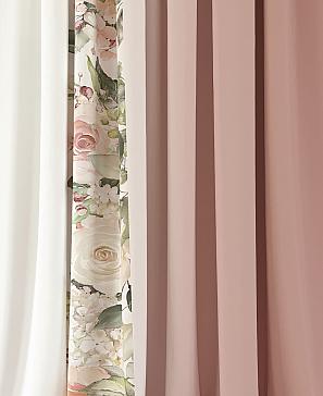 Комплект штор «Чилони» розового цвета