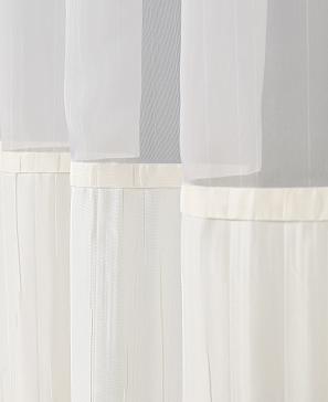 Комплект штор «Одрио» белого цвета