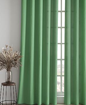 Комплект штор «Карес» зеленого цвета
