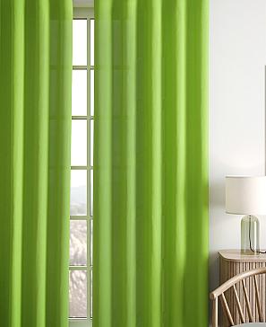 Комплект штор «Карес» лаймового цвета