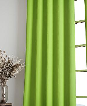 Комплект штор «Карес» лаймового цвета