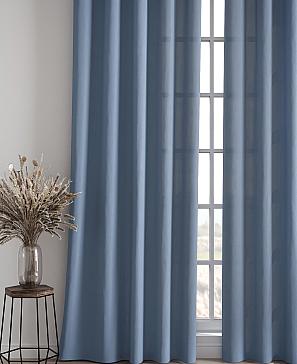 Комплект штор «Карес» пыльно-синего цвета