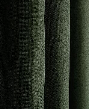 Комплект штор «Санлиз» темно-зеленого цвета