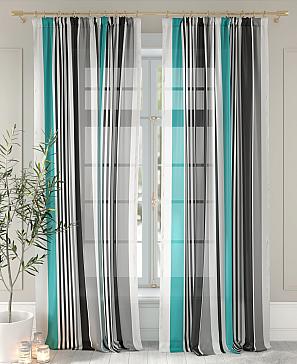 Комплект штор «Валиос (бирюзовый)»