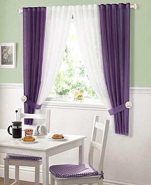 Комплект штор «Матуш» фиолетового цвета