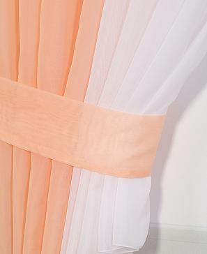 Комплект штор «Шатун» светло-персикового цвета