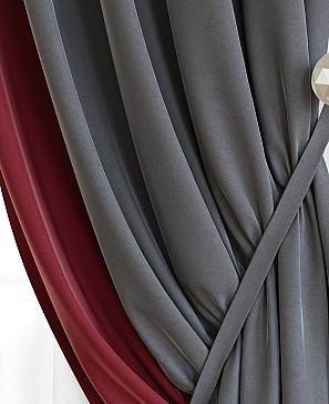 Комплект штор «Твеон (серо-красный)» | фото 3