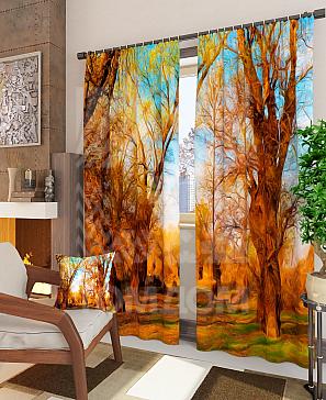 Комплект фотоштор «Краски осеннего леса» | фото