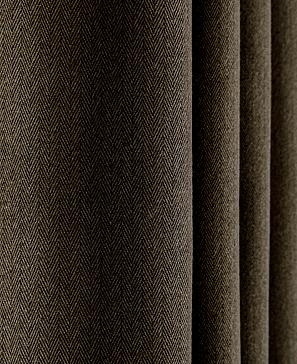 Комплект штор «Твил» коричневого цвета