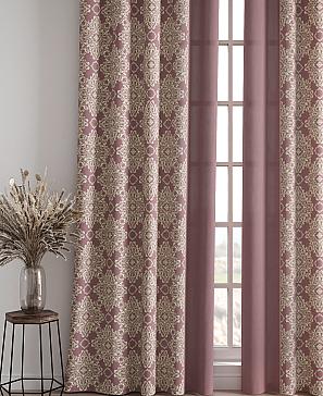 Комплект штор «Гирин (розовый)»
