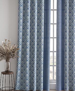 Комплект штор «Эгберт (синий)»