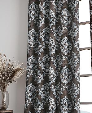 Комплект штор «Луврис (коричневый)»