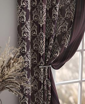 Комплект штор «Баринс (бордовый)»