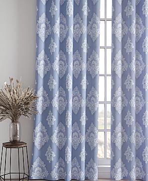 Комплект штор «Лейсис (голубой)»