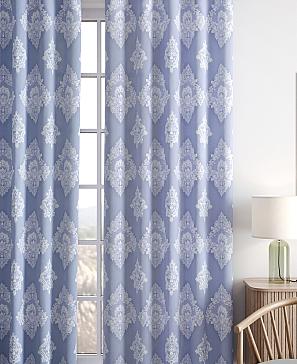 Комплект штор «Лейсис (голубой)»