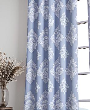 Комплект штор «Лейсис (голубой)»