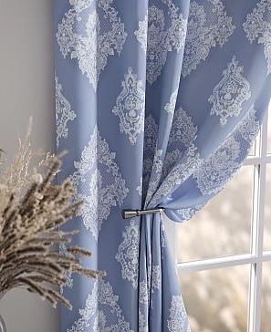 Комплект штор «Лейсис (голубой)»