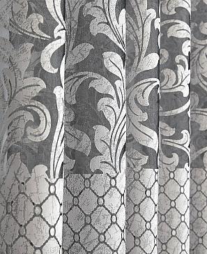 Комплект штор «Флорбус» серого цвета