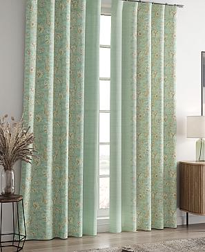 Комплект штор «Габрис (мятный)»
