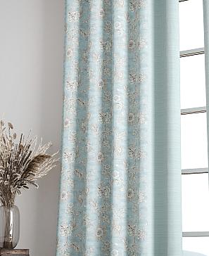 Комплект штор «Габрис (голубой)»