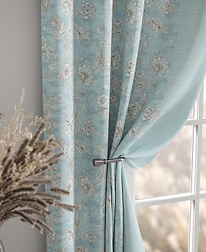 Комплект штор «Габрис (голубой)»
