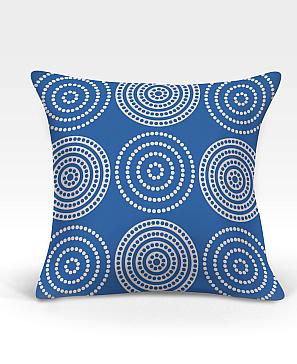 Декоративная подушка «Мбау-О (синий)»
