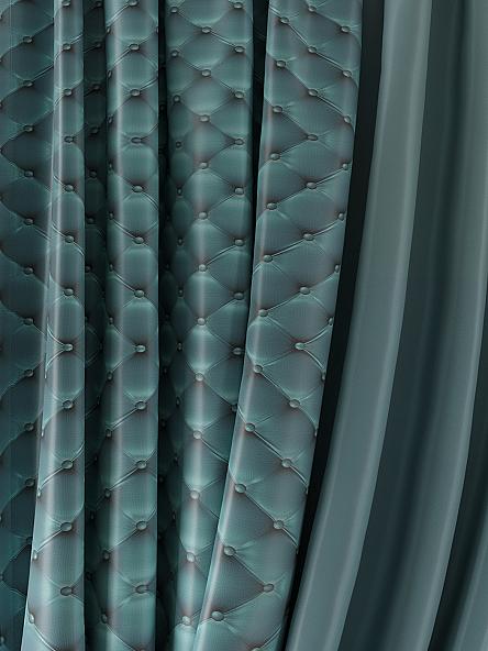 Комплект штор Ронзион (изумрудный) - фото 2