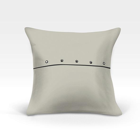 Декоративная подушка Аурин-О (серый) - фото 2
