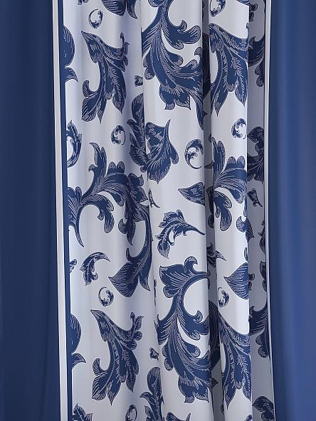 Комплект штор Рубе (сине-белые) - фото 3