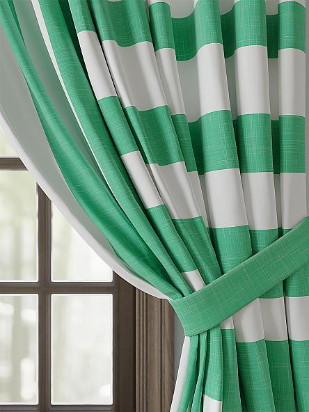 Комплект штор Рилфенс (зеленый) - фото 4