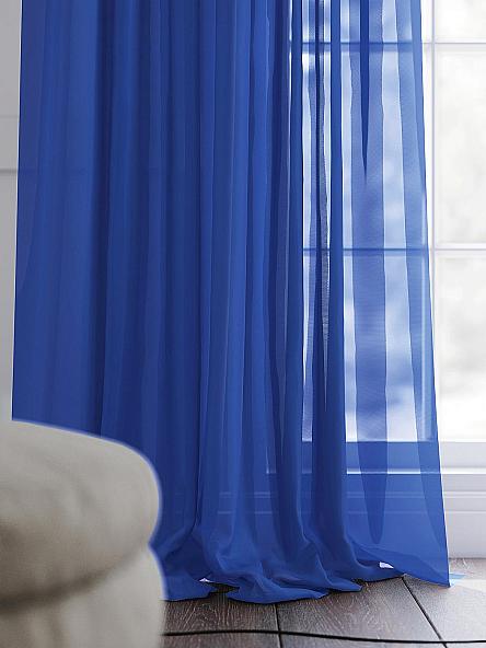 Тюль Вело (темно-синий) - 260 см - фото 8
