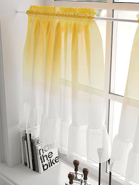 Комплект штор для кухни Ринитерс (желтый) - фото 3