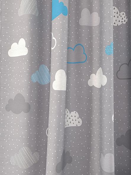 Комплект штор для детской Клуди (голубой) - фото 2