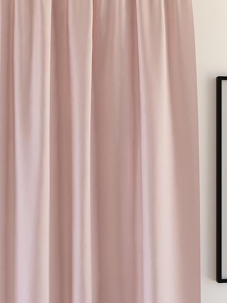 Комплект штор Карес (пудрово-розовый) - фото 2