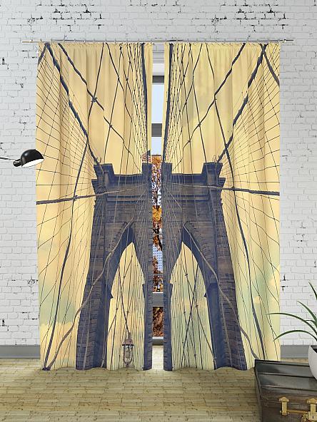 Комплект фотоштор Бруклинский мост - фото 2
