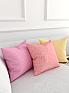 Декоративная подушка «939254» желтый/золото, розовый | фото 3