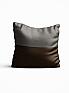 Декоративная подушка «9920011» коричневый, серый/черный | фото