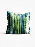 Декоративная подушка «9007231» зеленый, синий/голубой | фото
