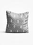 Декоративная подушка «9801671» серый/черный, светло-серый | фото